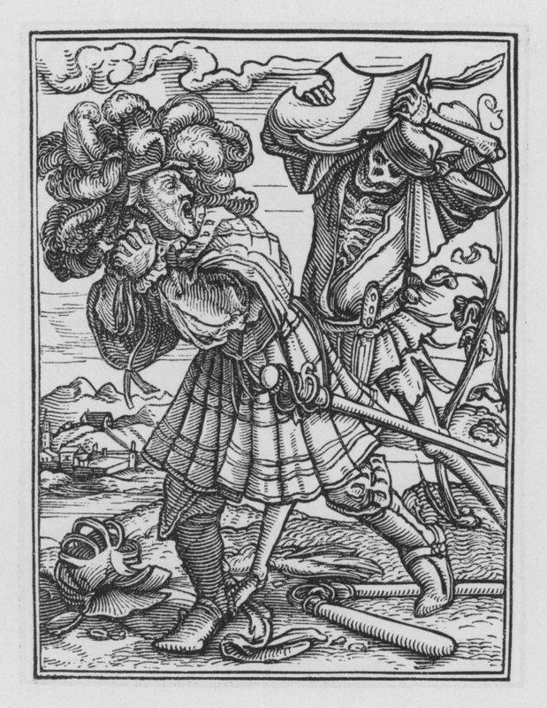 Holbeins Totentanz: Der Graf von Hans after Holbein the Younger