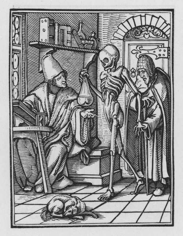 Holbeins Totentanz: Der Arzt von Hans after Holbein the Younger