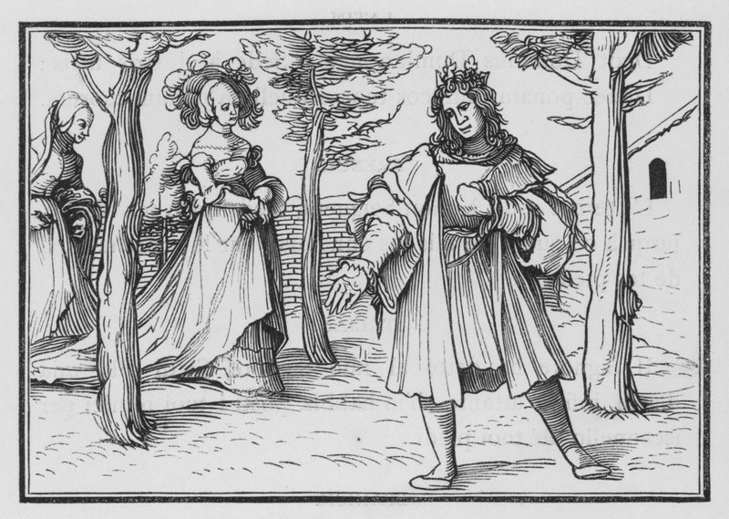 Die Liebe der Kirche zu Christus, Hohelied I, 14 von Hans after Holbein the Younger