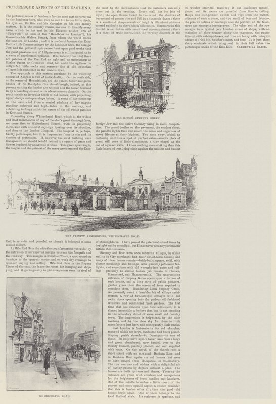 Malerische Aspekte des East-End von Harold Oakley