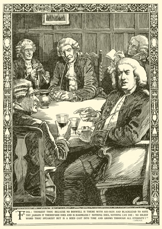 Dr. Johnson im Gespräch von Harold Edward Hughes Nelson