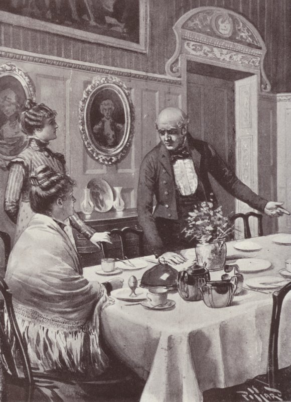 Illustration zu Vanity Fair von William Makepeace Thackeray (Lithografie) von Harold Hume Piffard