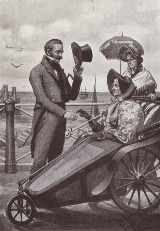 Illustration zu Vanity Fair von William Makepeace Thackeray (Lithografie) von Harold Hume Piffard