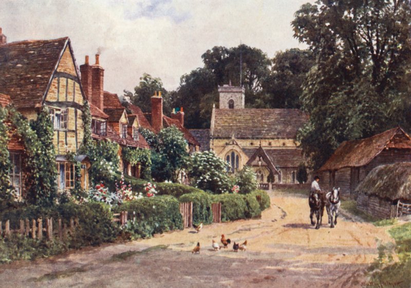 Das Dorf Betchworth, in der Nähe von Dorking von Harold Sutton Palmer