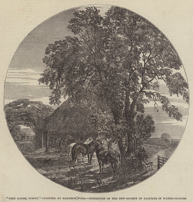 Wagenhalle, Sussex von Harrison William Weir