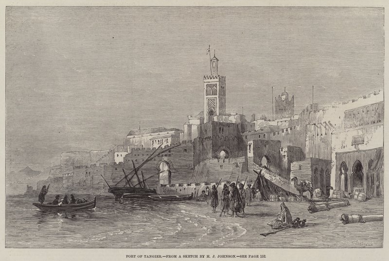 Hafen von Tanger von Harry John Johnson
