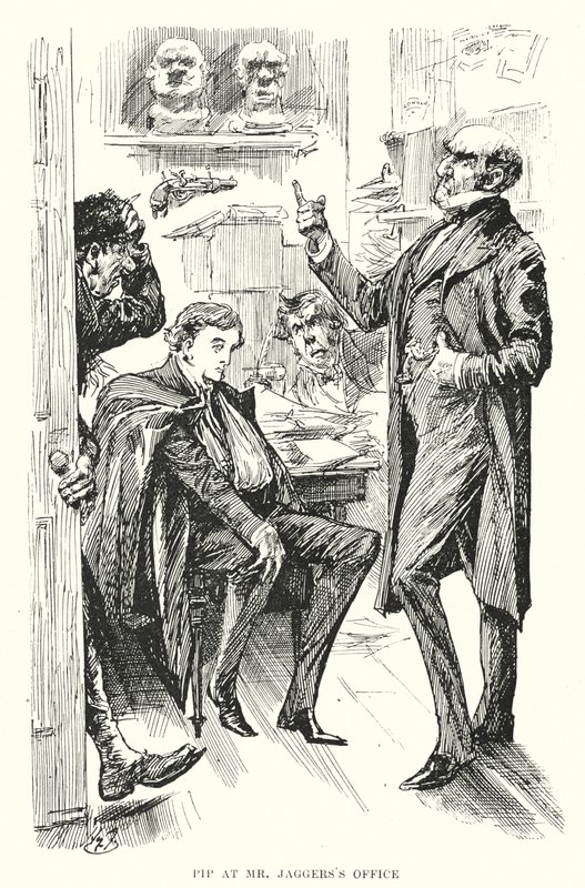 Illustration für Große Erwartungen von Charles Dickens (Lithografie) von Harry Furniss