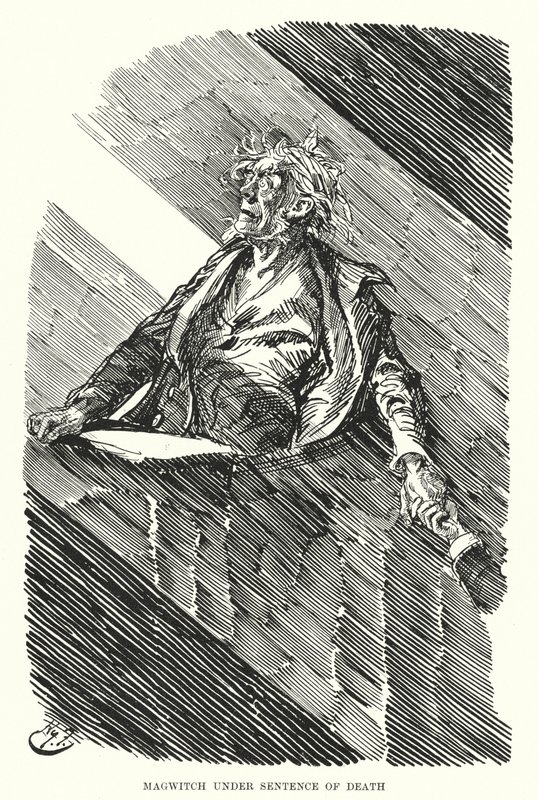 Illustration für Große Erwartungen von Charles Dickens von Harry Furniss