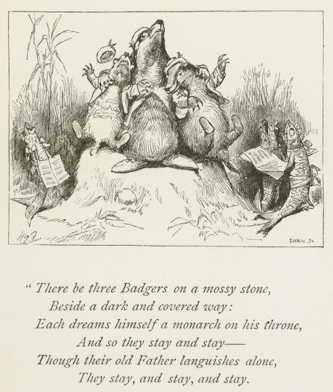 Illustration für Sylvie und Bruno von Lewis Carroll von Harry Furniss