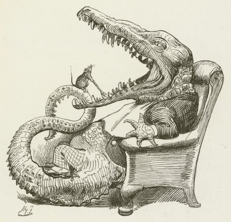 Illustration für Sylvie und Bruno von Lewis Carroll von Harry Furniss