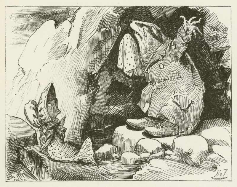 Illustration für Sylvie und Bruno von Lewis Carroll von Harry Furniss
