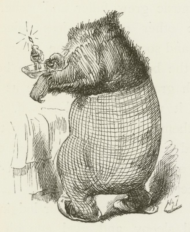 Illustration für Sylvie und Bruno von Lewis Carroll von Harry Furniss