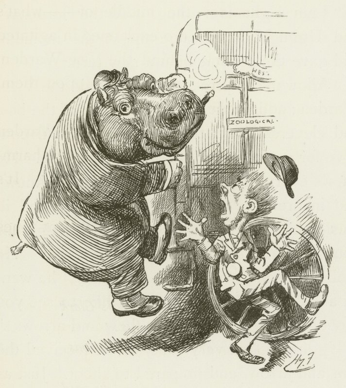 Illustration für Sylvie und Bruno von Lewis Carroll von Harry Furniss