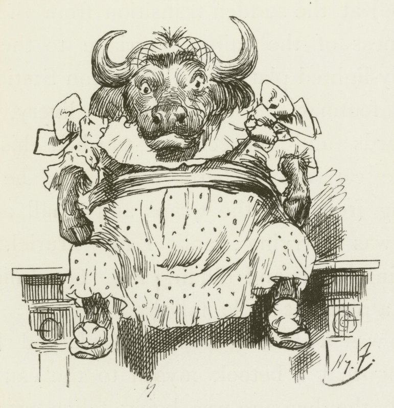 Illustration für Sylvie und Bruno von Lewis Carroll von Harry Furniss