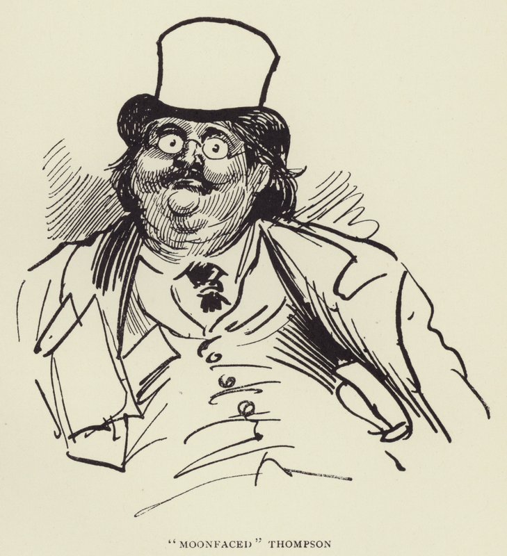 Mondgesicht Thompson von Harry Furniss
