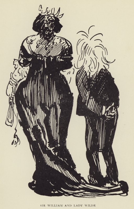 Sir William und Lady Wilde von Harry Furniss