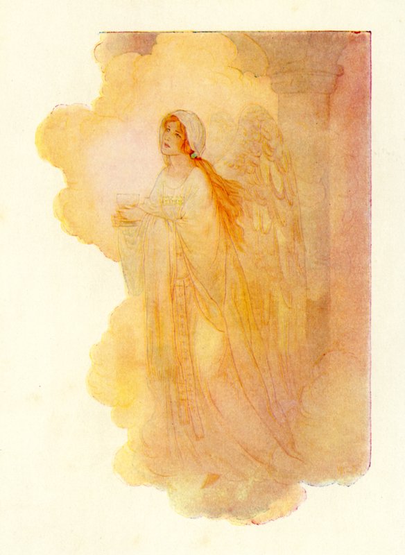 Eine schlanke und schöne Dame im goldenen Licht von Harry George Theaker