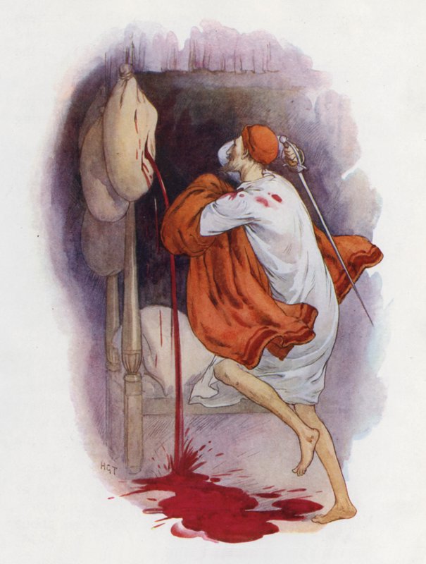 Illustration für Don Quixote von Harry George Theaker