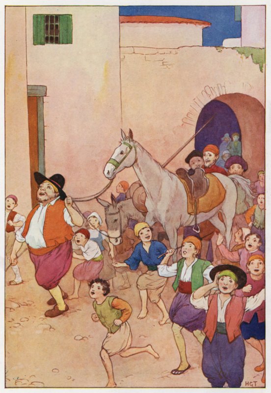 Illustration für Don Quijote von Harry George Theaker