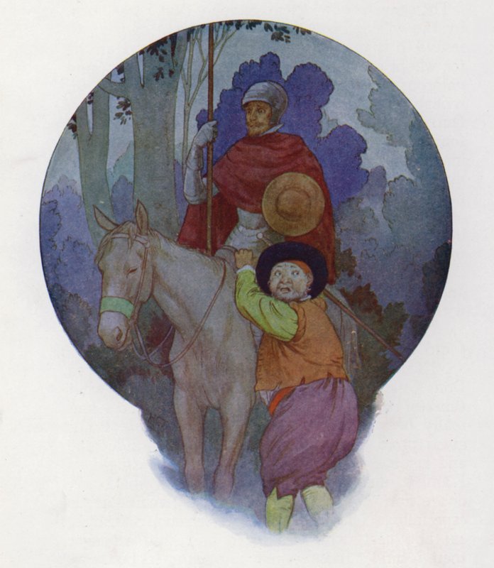 Illustration für Don Quijote von Harry George Theaker