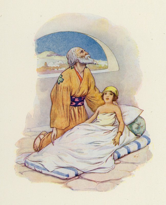 Elisa drückte das kleine Kind noch einmal fest an sich von Harry George Theaker