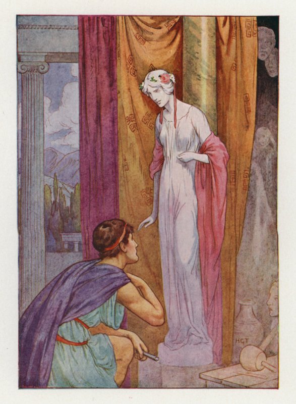 Pygmalion und die Skulptur von Harry George Theaker