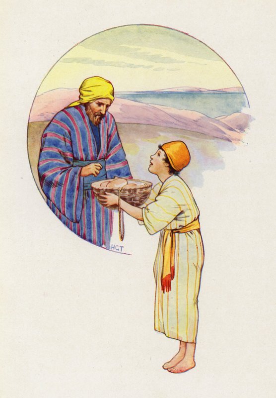 "Sag dem Meister, dass er all dies haben kann," rief der kleine Junge von Harry George Theaker