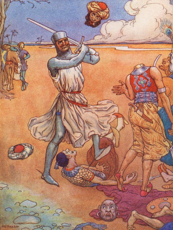 Die Ingoldsby-Buße, eine Legende von Palästina Westkent von Harry George Theaker