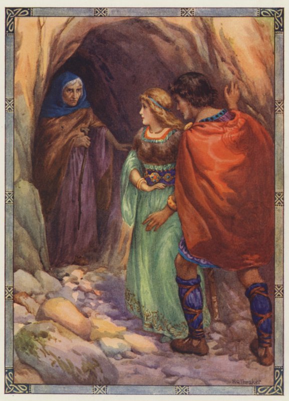 Sie kamen zu einer Höhle am Meer von Harry George Theaker
