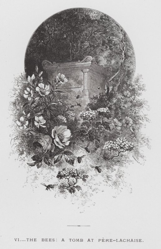 Das Insekt: Die Bienen, ein Grabmal auf dem Père-Lachaise von Hector Giacomelli