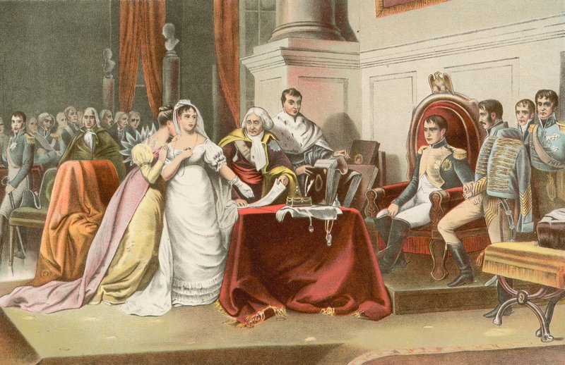 Scheidung von Josephine von Henri Frederic Schopin