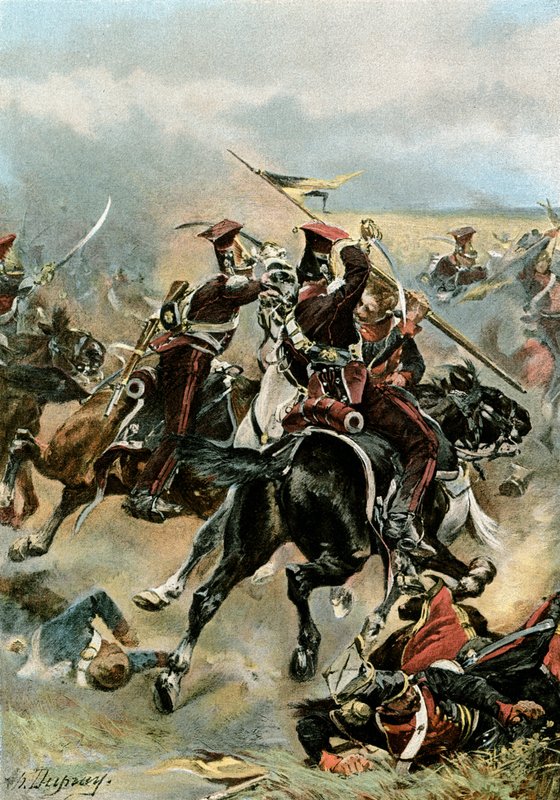 Die Leichte Kavallerie bei Wagram von Henri-Louis Dupray