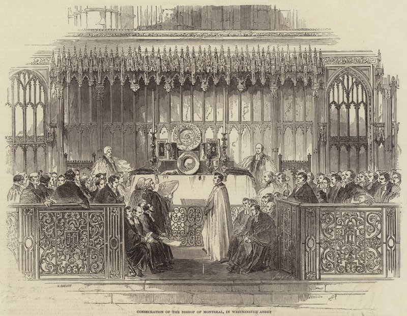 Weihe des Bischofs von Montreal in der Westminster Abbey von Henry Anelay