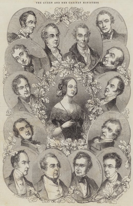 Die Königin und ihre Kabinettsminister von Henry Anelay