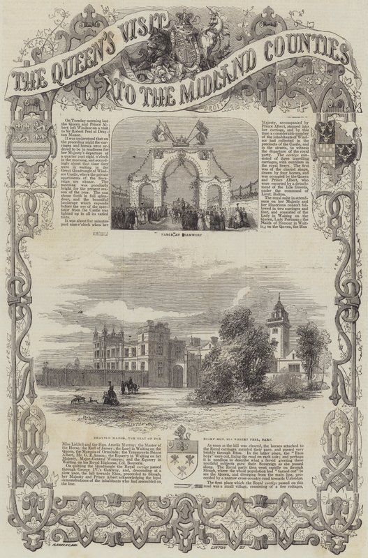 Der Besuch der Königin in den Midlands von Henry Anelay
