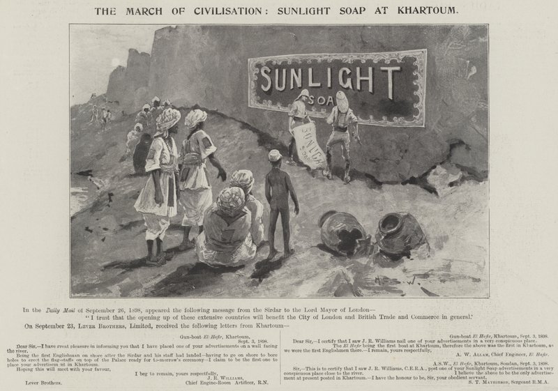 Werbung, Sunlight Soap von Henry Charles Seppings Wright