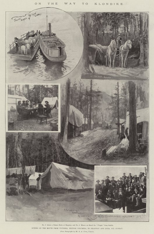Auf dem Weg nach Klondike von Henry Charles Seppings Wright