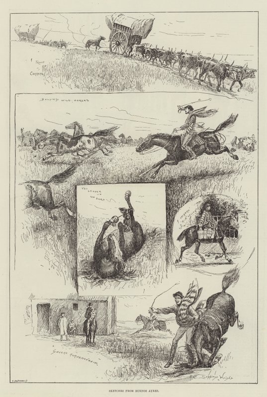 Skizzen aus Buenos Ayres von Henry Charles Seppings Wright