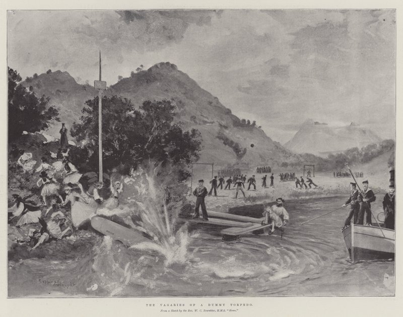 Die Launen eines Dummy-Torpedos von Henry Charles Seppings Wright