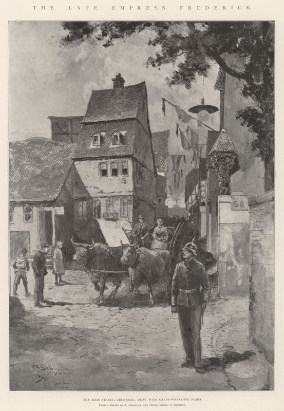 Die verstorbene Kaiserin Friedrich von Henry Charles Seppings Wright