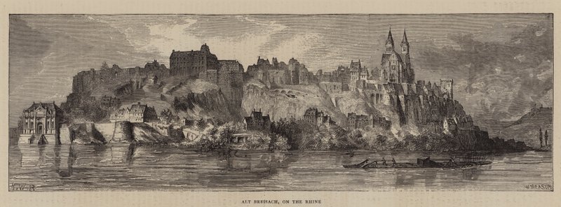 Alt Breisach am Rhein von Henry William Brewer