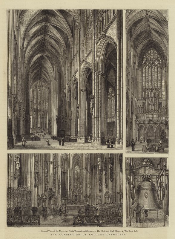 Die Vollendung des Kölner Doms von Henry William Brewer
