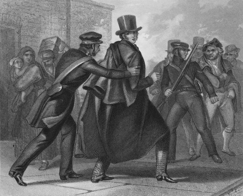 Verhaftung des irischen nationalistischen politischen Führers William Smith O