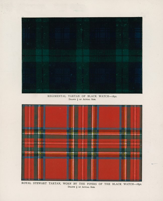 42. Royal Highlanders The Black Watch. Regimentstartan von Henry A. Payne