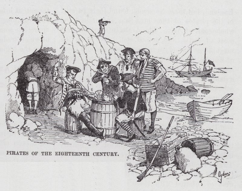 Piraten des achtzehnten Jahrhunderts von Henry Alexander (after) Ogden