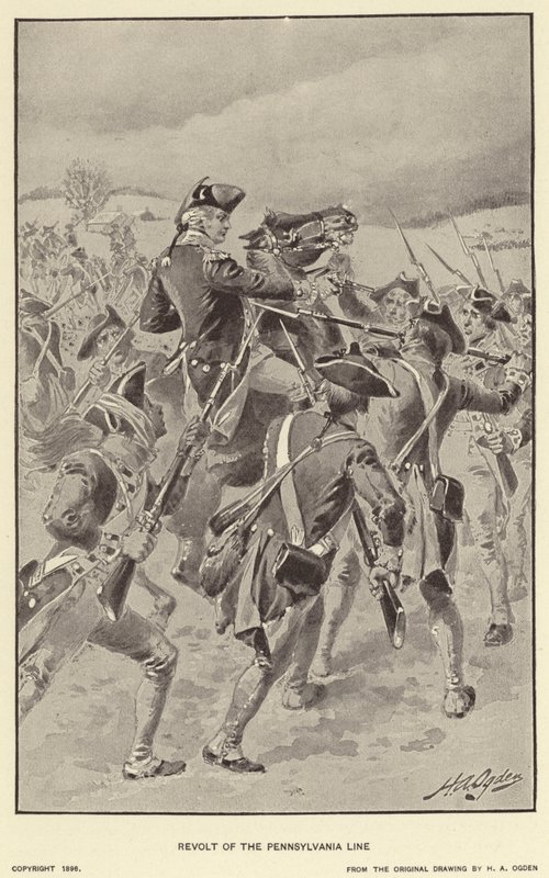 Aufstand der Pennsylvania-Linie von Henry Alexander (after) Ogden