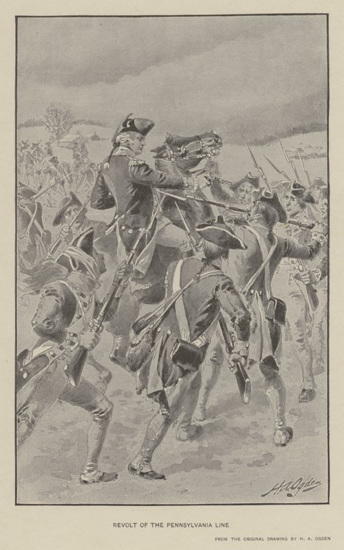Aufstand der Pennsylvania-Linie von Henry Alexander (after) Ogden