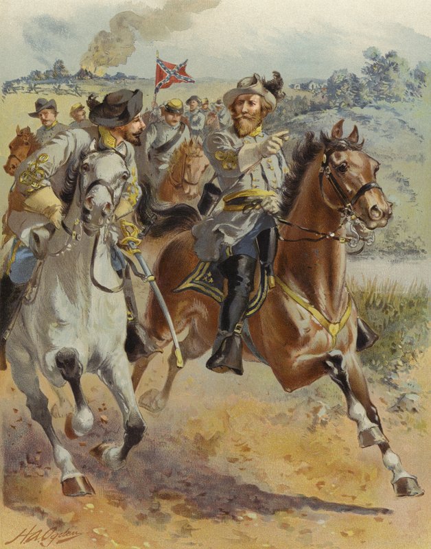 General J. E. B. Stuarts Überfall auf McClellan, Juni 1862 von Henry Alexander Ogden