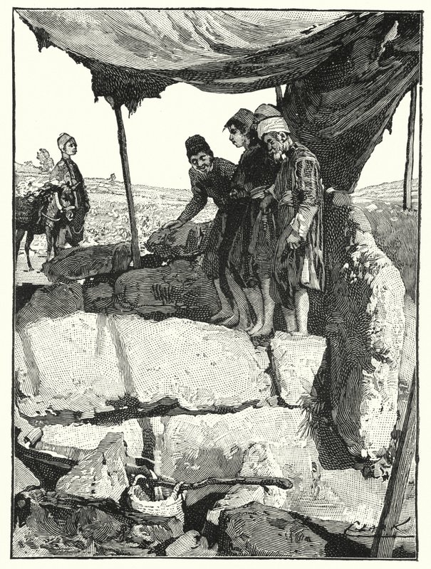 Eine Weinpresse im Libanon von Henry Andrew Harper