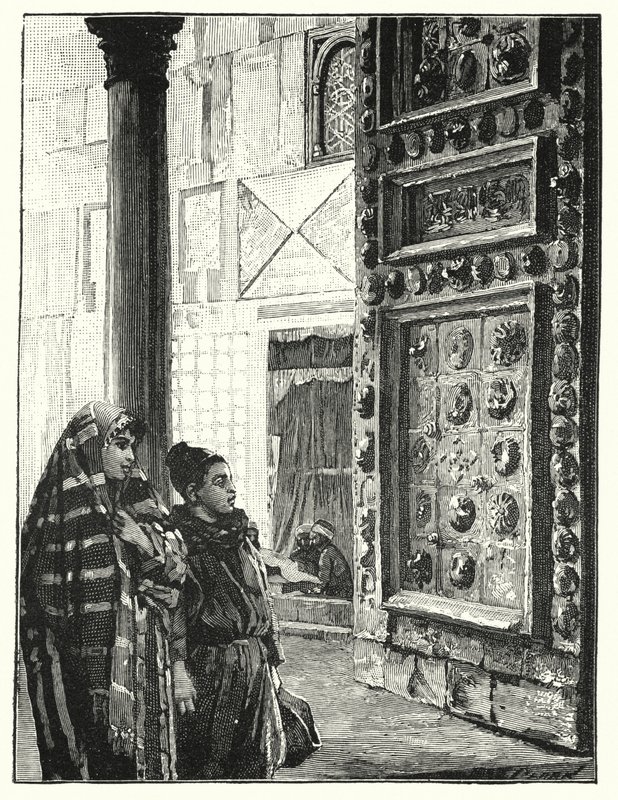 Metalltür der Großen Moschee in Damaskus von Henry Andrew Harper